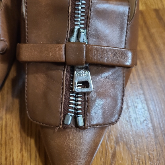 Prada Milano Leather Heels Size 10 - Picture 4 of 10